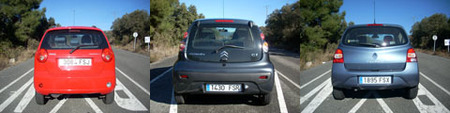 Chevrolet Matiz, Citroën C1 y Renault Twingo