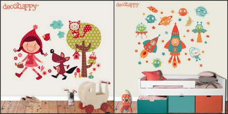 Vinilos infantiles de Decohappy, decora las paredes a todo color