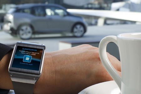 Samsung Galaxy Gear climatizador BMW i3