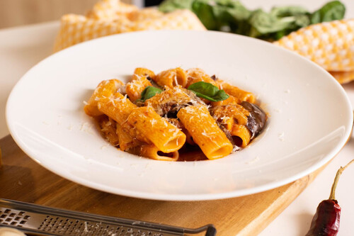 Pasta Vegetariana Carnosa