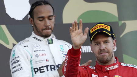 Vettel Hamilton F1 2020