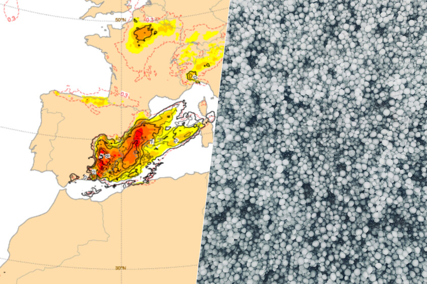 Llevábamos semanas esperando la bajada de las temperaturas. Una vez más ha llegado cobrándose un precio: granizo