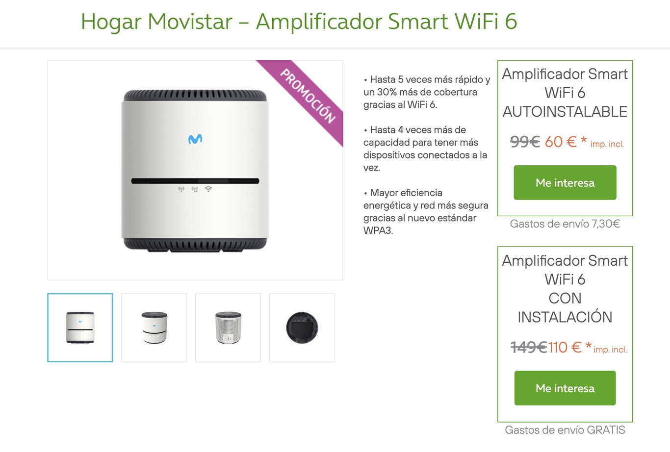 Movistar destroza el precio de su amplificador con WiFi 6 más potente ...
