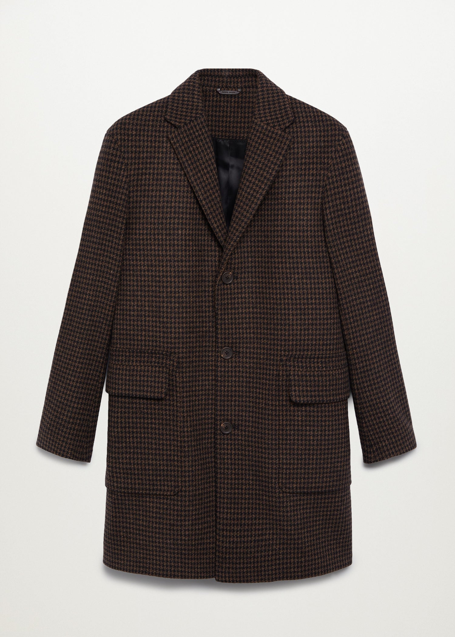 Abrigo Tailored lana reciclada