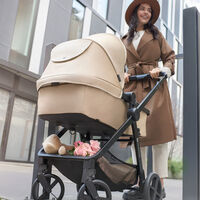 Amazon baja el precio como nunca antes al cochecito 3 en 1 Kinderkraft Newly, que incluye capazo y silla de coche 