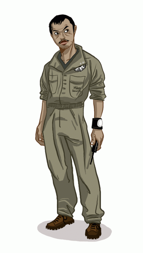 Los personajes de la serie Lost convertidos en dibujos animados por Michael Myers