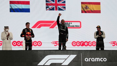 Hamilton Verstappen Alonso Catar F1 2021
