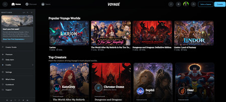 Pantalla Voyage