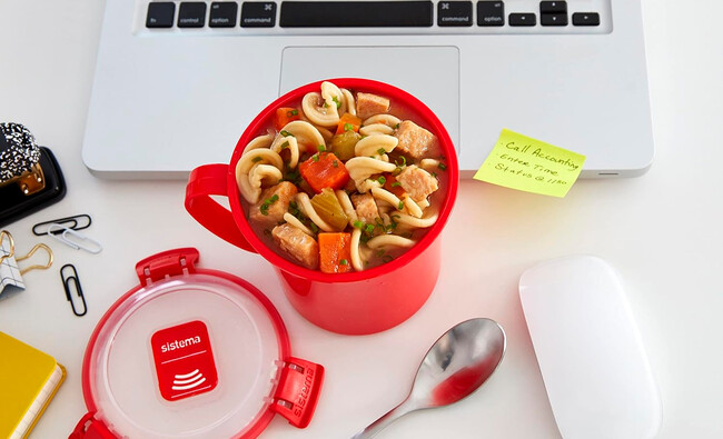 Recipiente Sopa En El Microondas