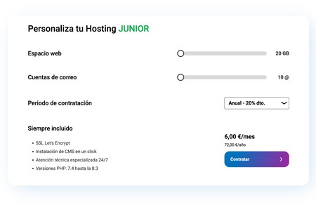 Captura de pantalla de la web de CDmon