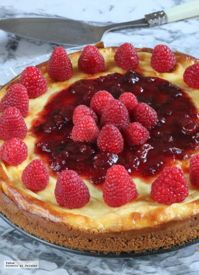 La Mejor Tarta De Queso Cheesecake Con Base De Galleta