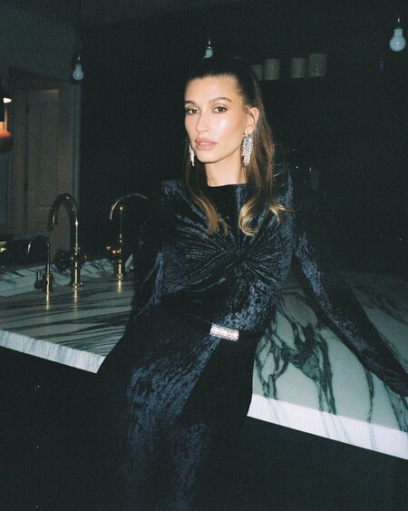 hailey bieber's look on her birthday