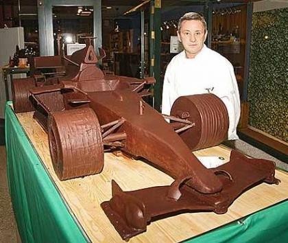 McLaren Mercedes F1 hecho en chocolate