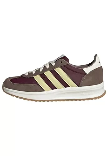 Adidas Mujer Run 70S 2.0 Shoes, Maroon/Powder Yellow/Earth Strata, 38 2/3 EU
