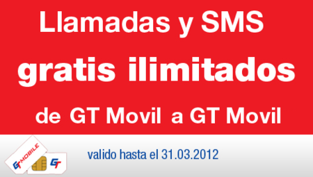 Llamadas y mensajes gratis entre clientes de GT Mobile por recargar