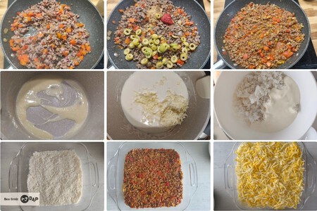 Pasos Pastelon Arroz Dominicano