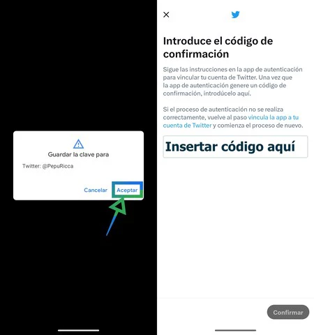 Twitter 2fa コードを取得