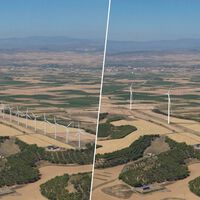 Un parque eólico en Tudela va a perder la mayoría de sus aerogeneradores. Y pese a ello va a producir mucha más energía