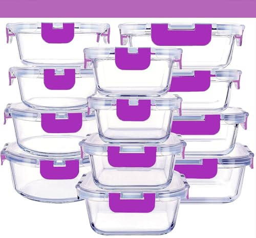 Recamania Recipientes de Cristal Para Alimentos 
