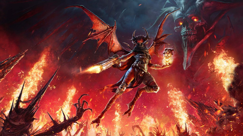Análisis de Metal: Hellsinger, la genuina esencia del Hard Rock se hace videojuego con un gunplay diabólico Análisis de Metal: Hellsinger, la genuina esencia del Hard Rock se hace videojuego con un gunplay diabólico