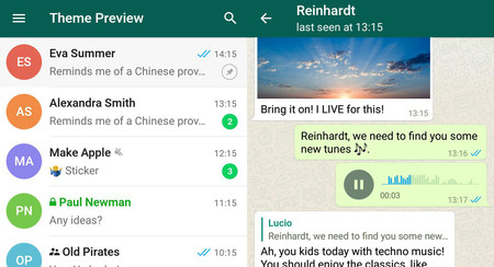 ¿Es Telegram o WhatsApp? Viste a tu Telegram de su enemigo con este tema