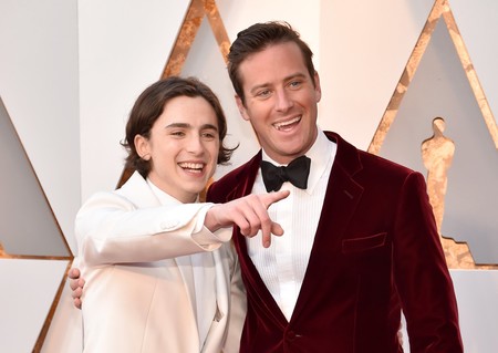 Los actores de 'Call me by your name' arrasan en la alfombra roja de los premios Oscar