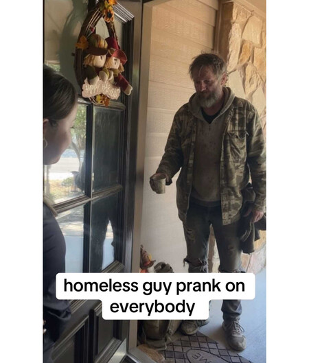 Homeless Prank