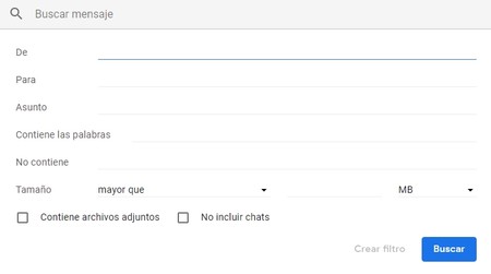 Filtro gmail