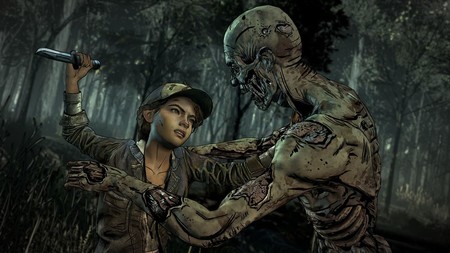 El pequeño AJ juega con un arma en los primeros 15 minutos de The Walking Dead: The Final Season