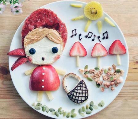 Preciosos platos decorados para hacer a vuestros peques: no se podrán resistir