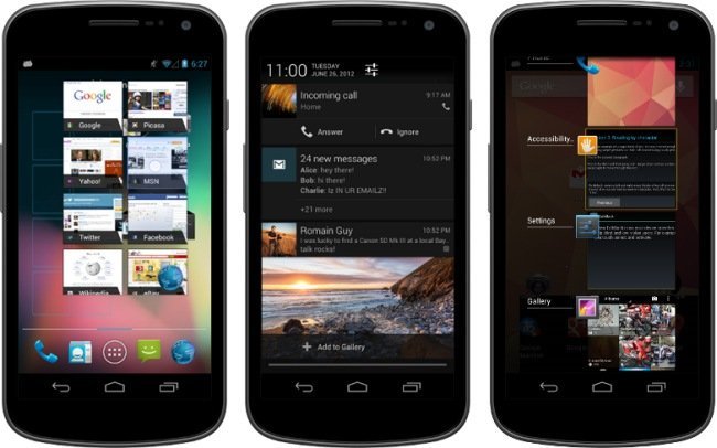 Android 4.1 en Galaxy Nexus
