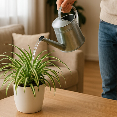 Cuándo y cómo regar la planta cinta para que luzca espectacular en invierno: el truco de los profesionales para saber cuándo hay que regarla  
