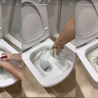 María Fernández, experta en limpieza, nos enseña el truco para eliminar el sarro del inodoro: “Rellena los bordes con papel de cocina”