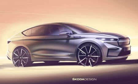 Skoda Enyaq Coupé iV 2023, el próximo eléctrico de la firma con "aires" de Mustang Mach-E