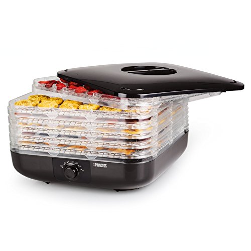 Princess 01.112380.01.001 112380 Deshidratador, 245 W, negro