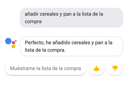 Cómo hacer la lista de la compra con el Asistente de Google