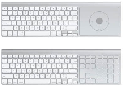 El hipotético teclado bluetooth del Apple TV