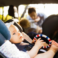 Las sillas a contramarcha son seguras también en caso de impacto trasero