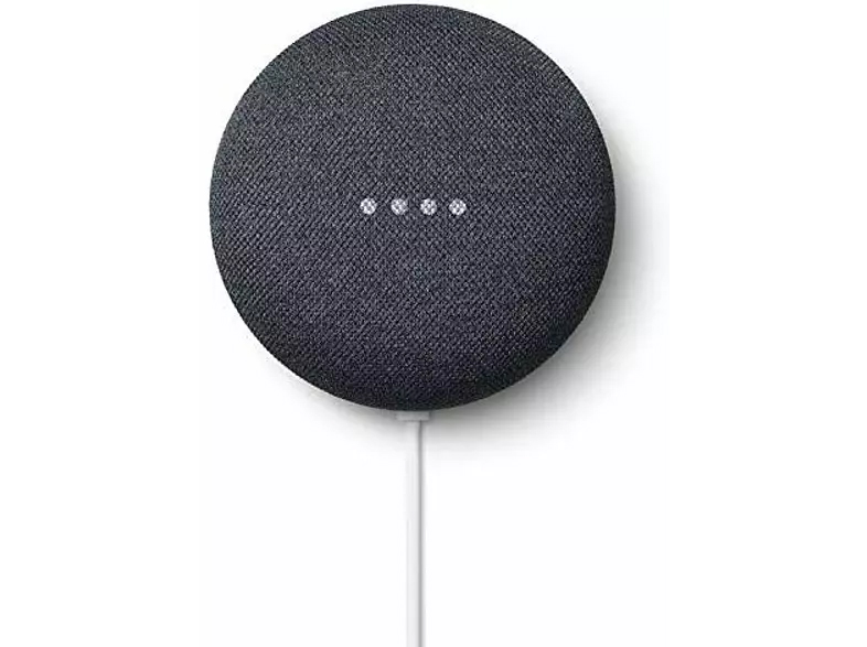 Altavoz Wi-Fi inteligente Google Nest Mini 2ª Generación Carbón con Asistente de Google
