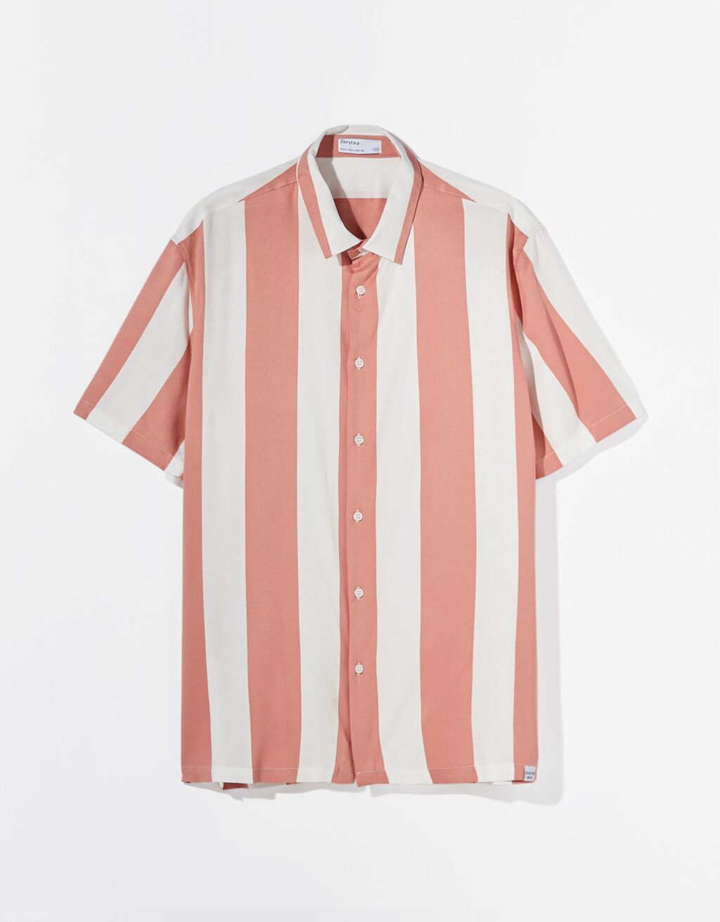 Camisa en manga corta a rayas