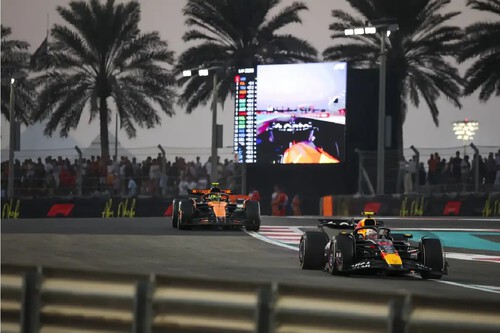 Tsunoda Norris Abu Dabi F1 2025