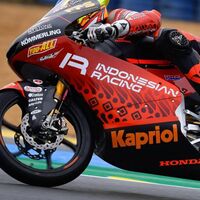 Gabriel Rodrigo aprovecha una tregua de la lluvia para liderar en Moto3 y Pedro Acosta irá a la Q1 tras dos caídas