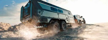 La caravana todoterreno definitiva tiene una suspensión que ya quisieran muchos 4x4: una mole descomunal con hasta lavadora para ir hasta el fin del mundo