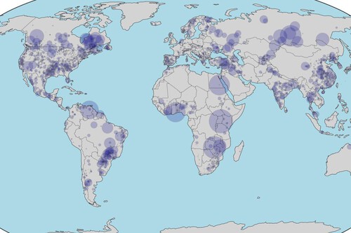 Criação de reservatórios de água mudou os pólos de lugar | Imagem: Reprodução.
