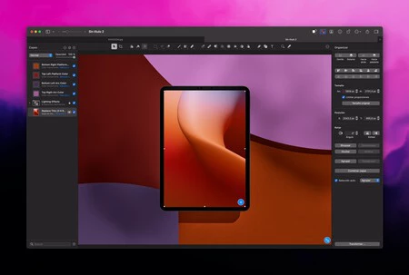 Pixelmator 3 Mac モックアップ