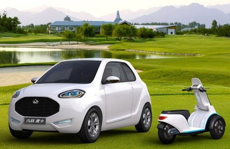 Geely McCar, el coche con una scooter eléctrica en su interior