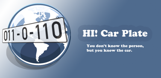 Hi Car Plate