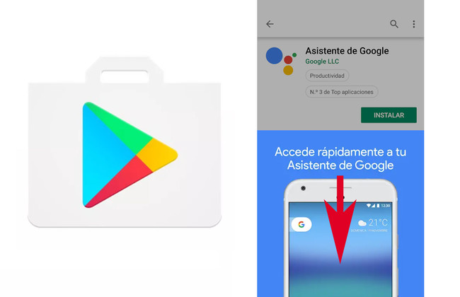 Gesto Google Play