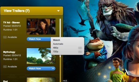 Apple reduce las posibilidades de descarga en la sección de Trailers de su web