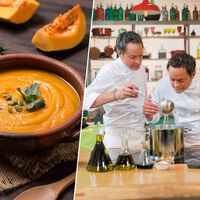 Así hacen los hermanos Torres la crema de calabaza, su favorita: “Sustituimos la mantequilla o nata por chocolate blanco” 